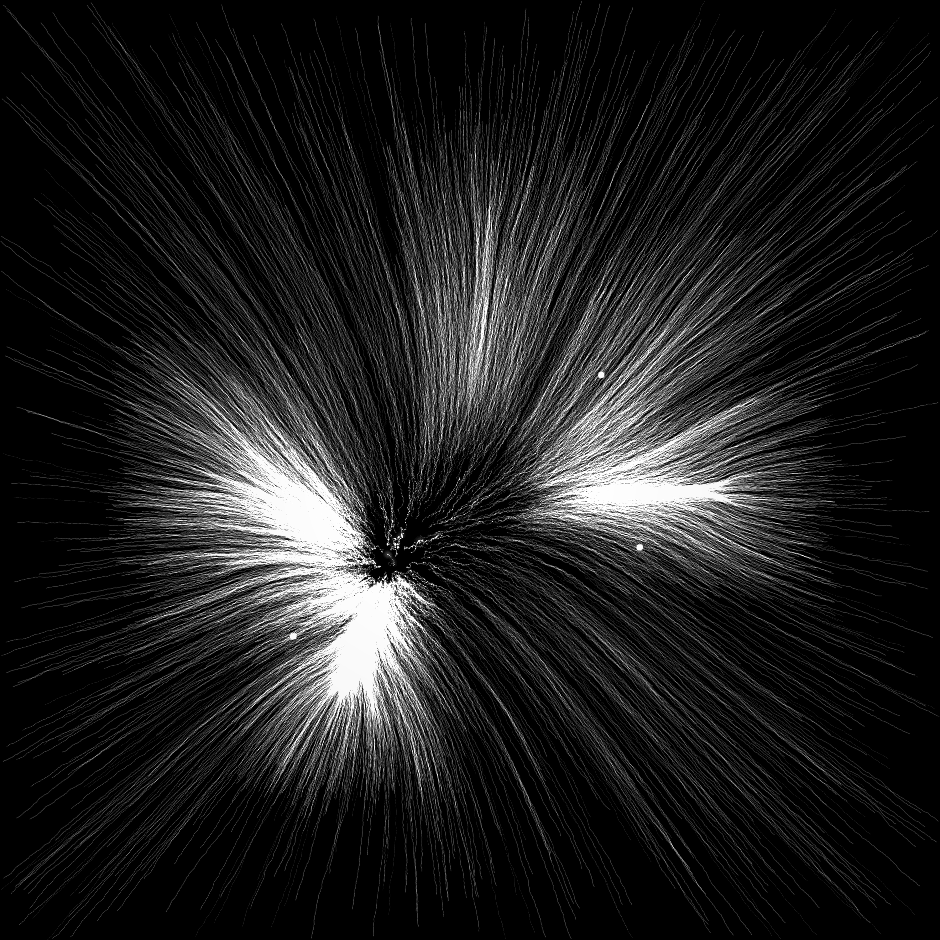 Tania and Michael interaction field artwork